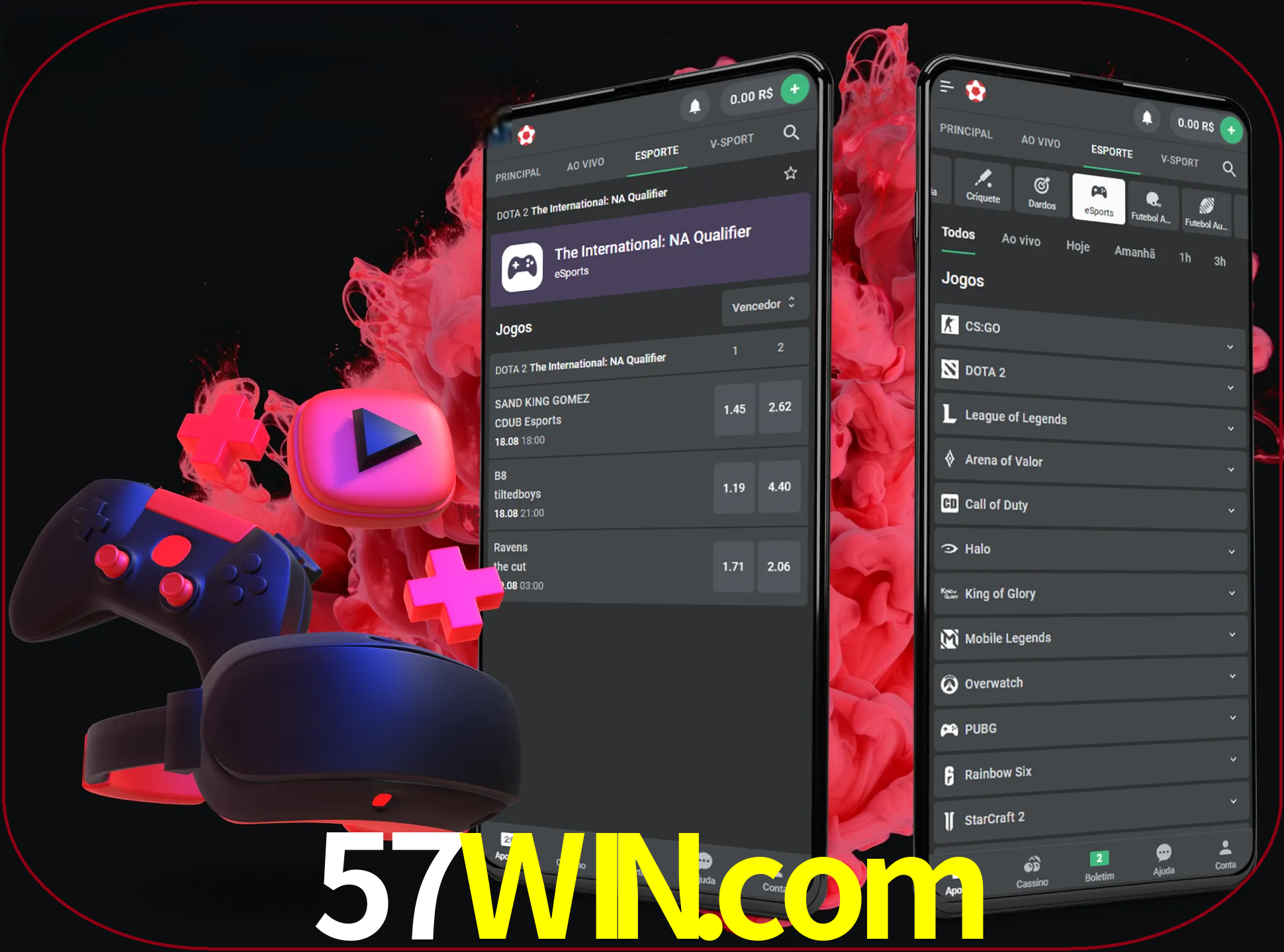 Para ter a aplicação móvel 57win no seu smartphone, basta descarregar o ficheiro apk e seguir as instruções.